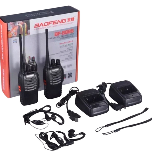 RADIO WALKIE TALKIE BF-888S X 2